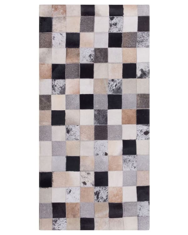 Patchwork-nahkamatto 80 x 150 cm monivärinen RIZE Lumarko!