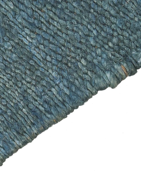 Jute tæppe 80 x 150 cm blå LUNIA Lumarko!