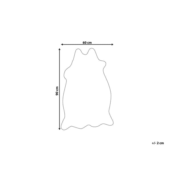 Musta ekonahkainen matto 60 x 90 cm NAMBUNG Lumarko!