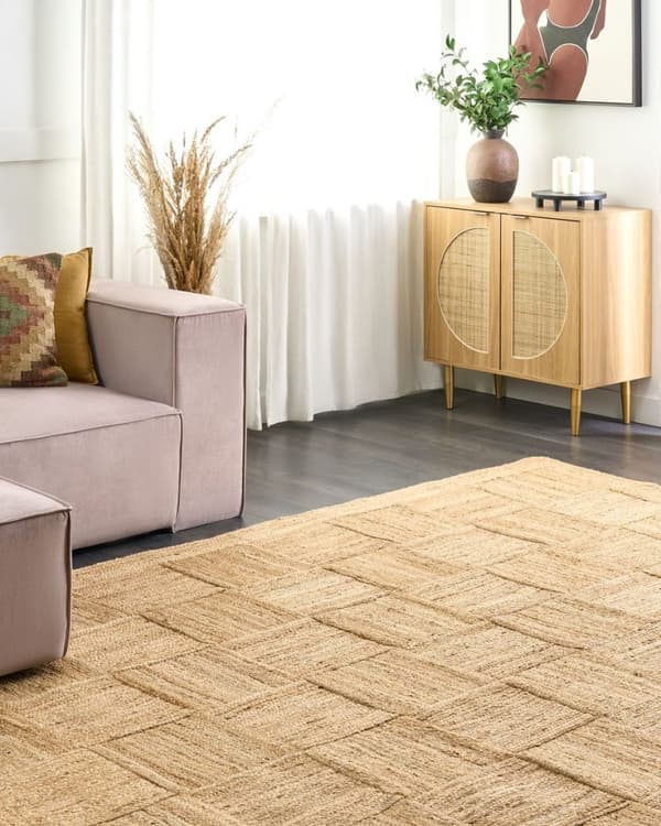 Juuttimatto 300 x 400 cm beige ESENTEPE Lumarko!