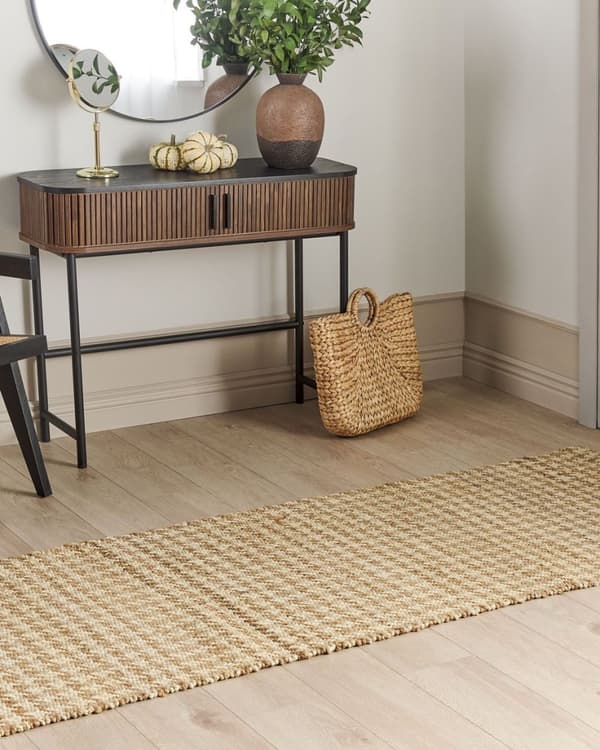 Jutetæppe 80 x 300 cm beige ARAPTEPE Lumarko!