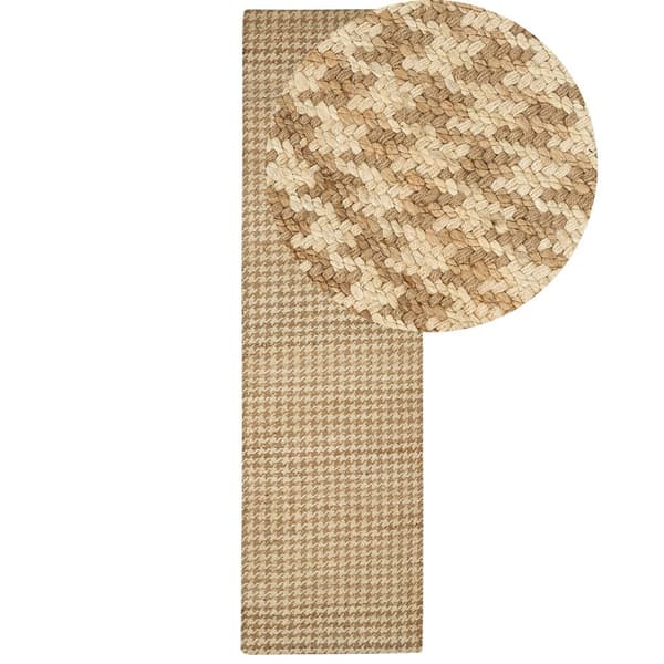 Jutetæppe 80 x 300 cm beige ARAPTEPE Lumarko!