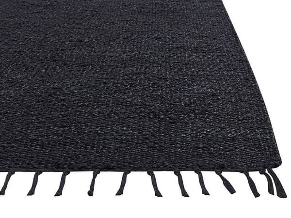 Jute tæppe 200 x 300 cm sort SINANKOY Lumarko!