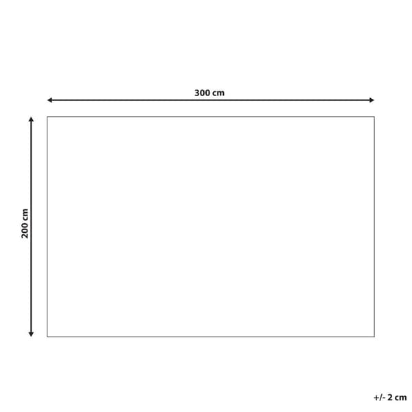 Jute tæppe 200 x 300 cm sort SINANKOY Lumarko!