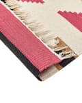 Pikkukuva 6 / 7: Puuvillainen kilim matto 80 x 300 cm monivärinen GARNI Lumarko!