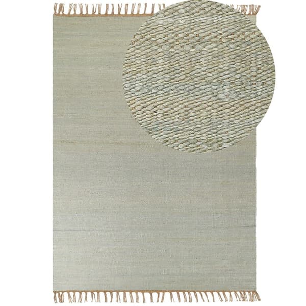 Jute tæppe 160 x 230 cm grønt LUNIA Lumarko!