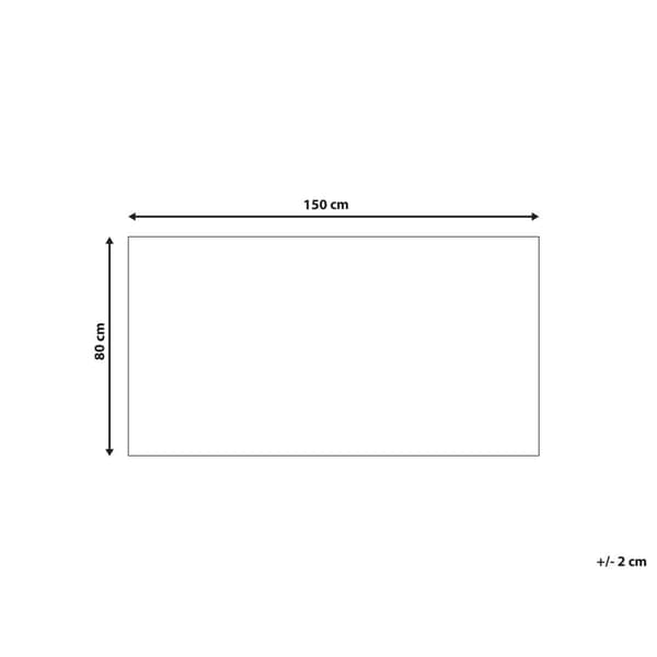 Bomullsmatta 80 x 150 cm flerfärgad KAKINADA Lumarko!