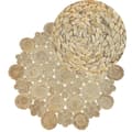 Miniatyrbild 1 av 7: Rund jutematta 135 cm beige GERDEK Lumarko!