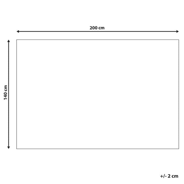 Matta 140 x 200 cm blågrå KARTEPE Lumarko!
