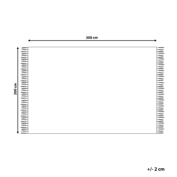 Puuvillainen kilim-matto 200 x 300 cm monivärinen APARAN Lumarko!