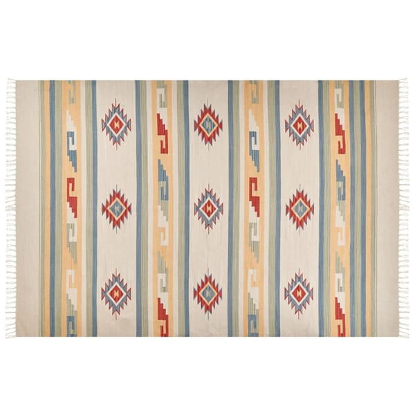 Puuvillainen kilim-matto 200 x 300 cm monivärinen APARAN Lumarko!