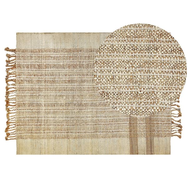 Juuttimatto 140 x 200 cm beige ORTAOBA Lumarko!