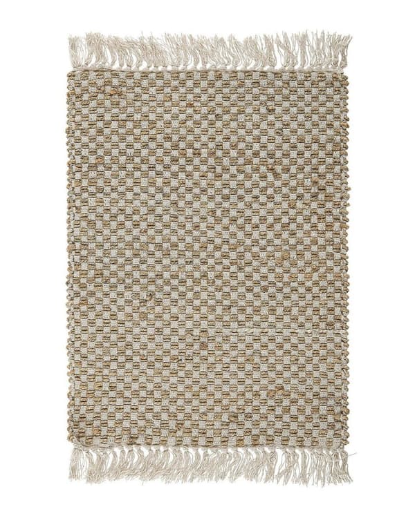 Juuttimatto 50 x 80 cm beige ZERDALI Lumarko!