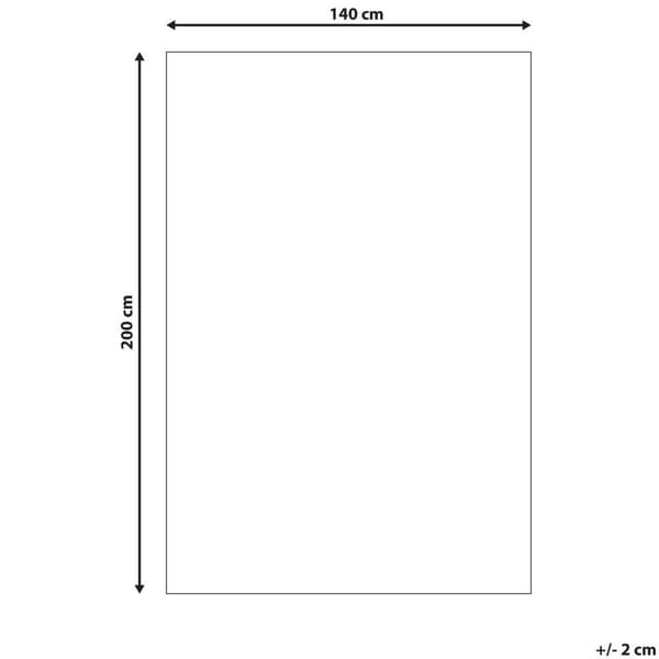 Tæppe 140 x 200 cm flerfarvet PELITLI Lumarko!