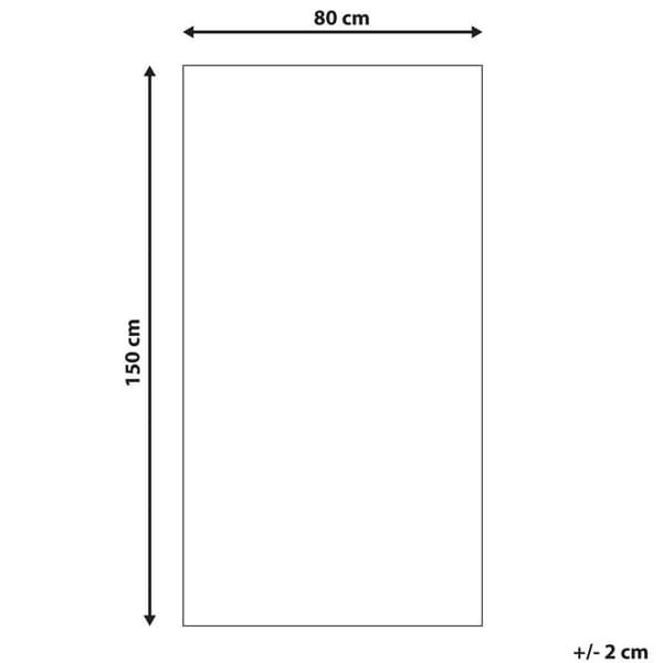 Tæppe 80 x 150 cm flerfarvet KORGAN Lumarko!