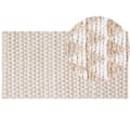 Miniatyrbillede 1 af 6: Jute tæppe 80 x 150 cm beige TUNCELI Lumarko!