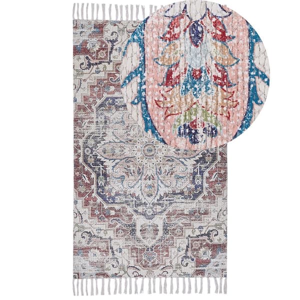 Tæppe 80 x 150 cm flerfarvet KELKIT Lumarko!