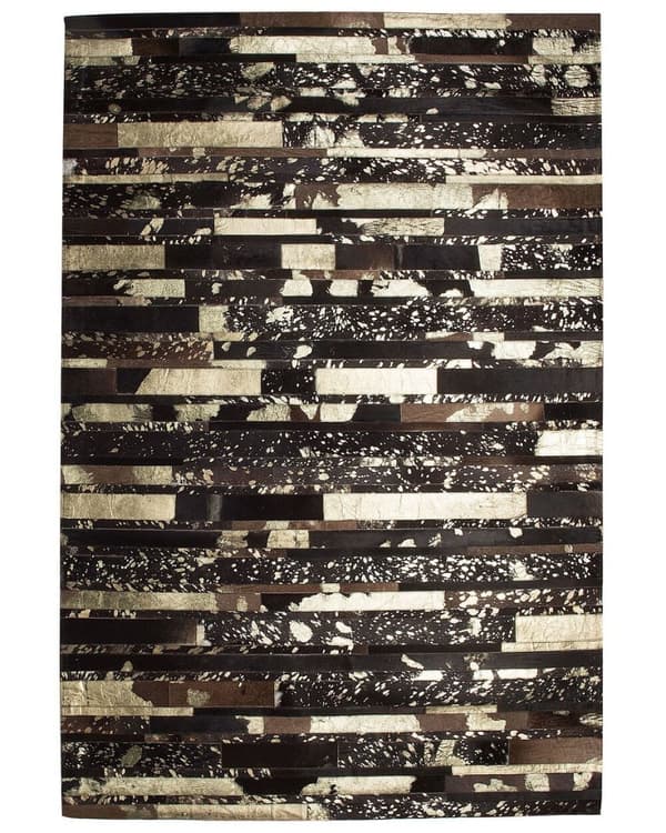 Lædertæppe 160 x 230 cm brun ARTVIN Lumarko!