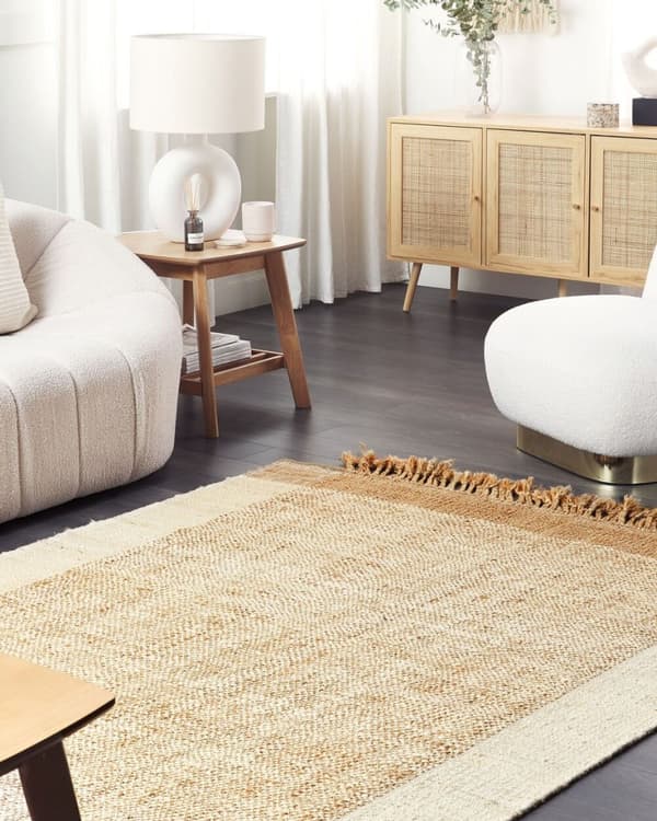 Jutematta 160 x 230 cm beige DEDEMLI Lumarko!