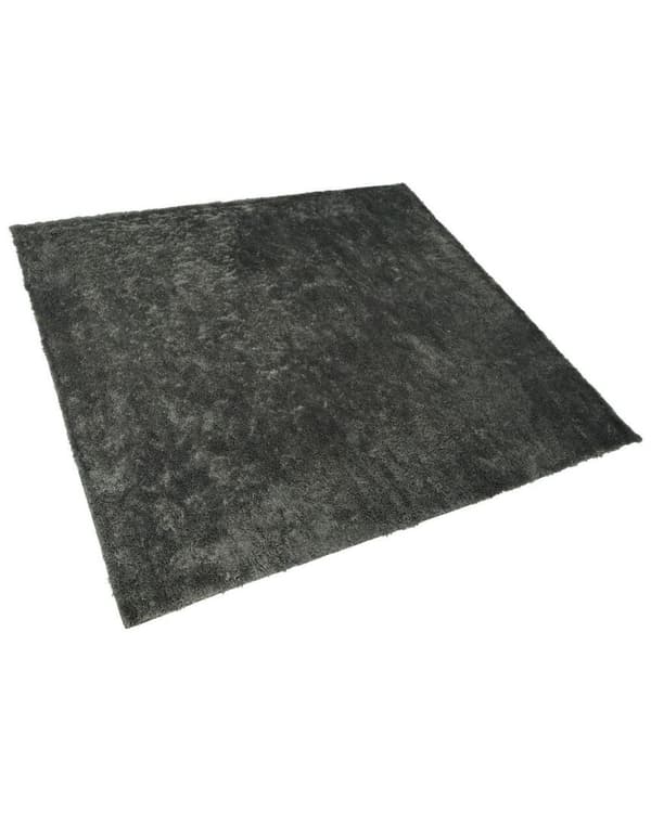 Nukkumaton matto 200 x 200 cm tummanharmaa EVREN Lumarko!