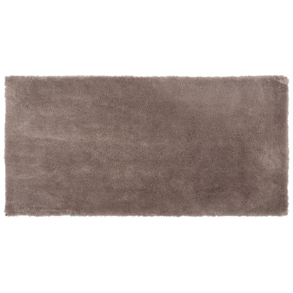 Shaggy tæppe 80 x 150 cm brun EVREN Lumarko!