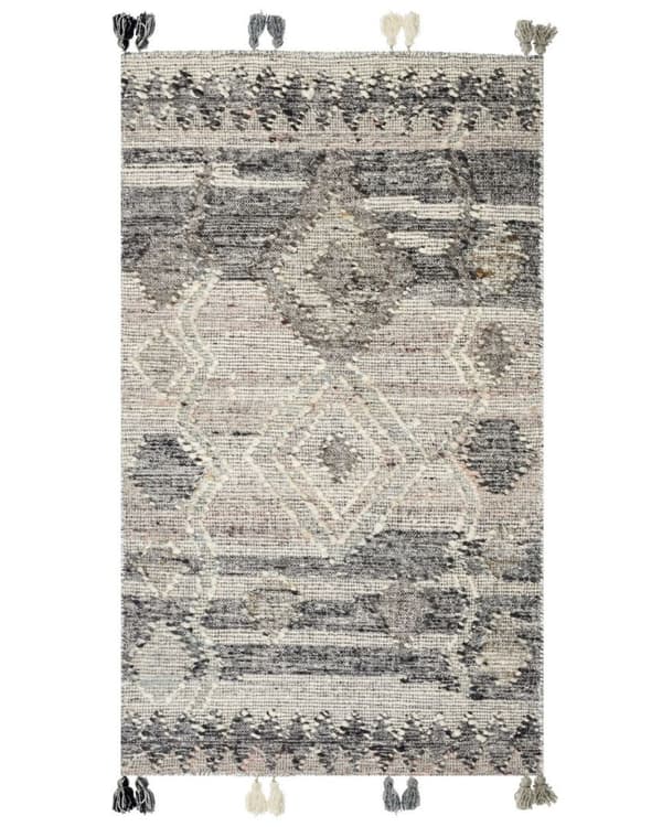 Villa kilim matto 80 x 150 cm harmaa ARATASHEN Lumarko!
