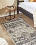 Pikkukuva 2 / 7: Villa kilim matto 80 x 150 cm harmaa ARATASHEN Lumarko!