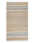 Miniatyrbillede 3 af 7: Jute tæppe 80 x 150 cm beige-grå MIRZA Lumarko!