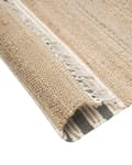 Miniatyrbillede 5 af 7: Jute tæppe 80 x 150 cm beige-grå MIRZA Lumarko!
