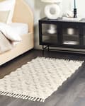 Pikkukuva 2 / 7: Puuvillamatto 80 x 150 cm beige AKSARAY Lumarko!