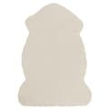 Miniatyrbillede 1 af 6: Kaninpelsimiteret tæppe beige UNDARA Lumarko!