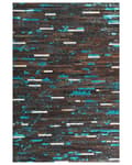 Pikkukuva 3 / 6: Nahkamatto 140 x 200 cm ruskeansininen KISIR Lumarko!