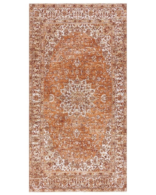 Bomuldstæppe 80 x 150 cm orange HAYAT Lumarko!