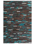 Pikkukuva 4 / 7: Nahkamatto 160 x 230 cm ruskeansininen KISIR Lumarko!
