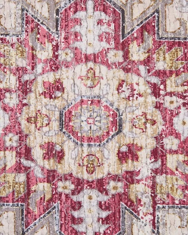 Tæppe 140 x 200 cm rød-beige ARHAVI Lumarko!
