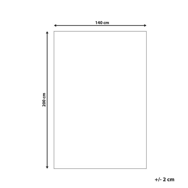 Tæppe 140 x 200 cm beige-blå GEBZE Lumarko!