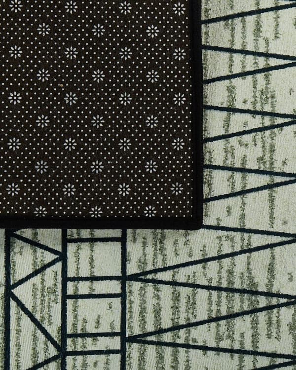 Tæppe 160 x 230 cm sort og grå KEBAN Lumarko!
