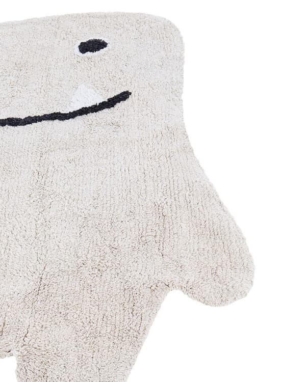 Børnetæppe i bomuld, monster, 70 x 100 cm, beige, ZODI Lumarko!