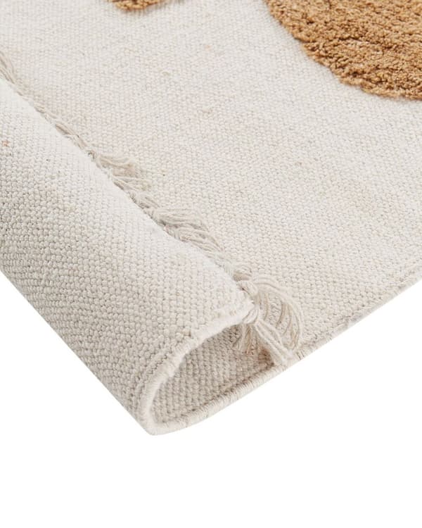 Lasten puuvillamatto dinosauruksilla 140 x 200 cm beige GHARTA Lumarko!