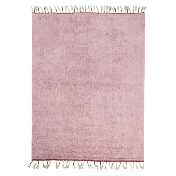 Bomullsmatta 140 x 200 cm rosa CAPARLI Lumarko!