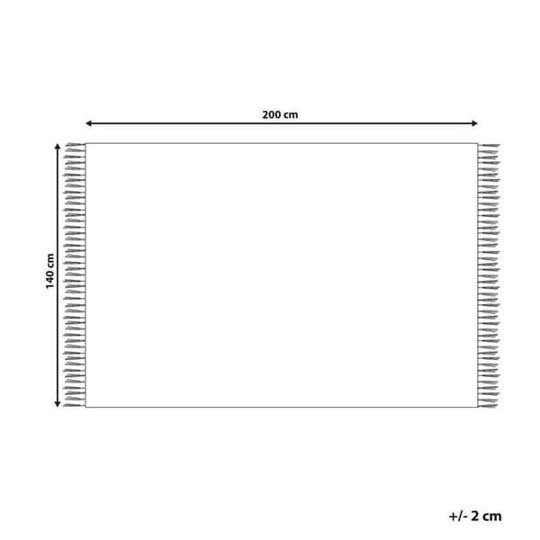 Lasten puuvillamatto päärynäaiheella 140 x 200 cm luonnonvalkoinen Lumarko!