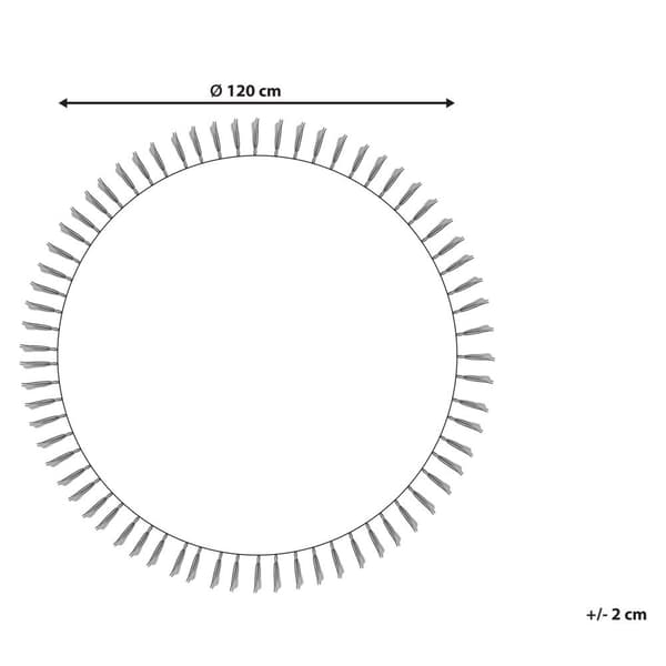 Børnetæppe i bomuld med stjernemotiv 120 cm råhvid STJERNER Lumarko!