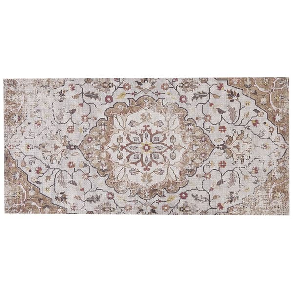 Tæppe 80 x 150 cm beige-brunt KATTAKKADA Lumarko!