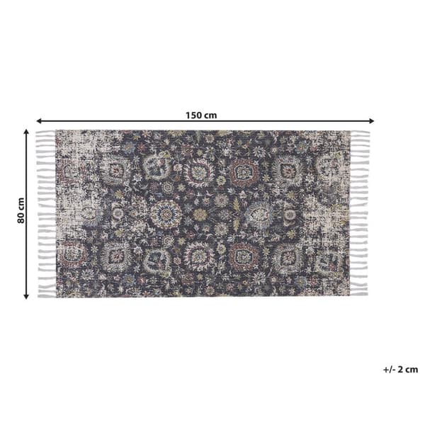 Tæppe 80 x 150 cm flerfarvet ARMUTALAN Lumarko!