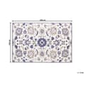 Pikkukuva 6 / 6: Villamatto 140 x 200 cm beige-sininen KUMRU Lumarko!