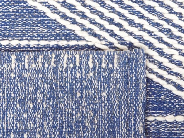Villamatto 160 x 230 cm beige-sininen DATCA