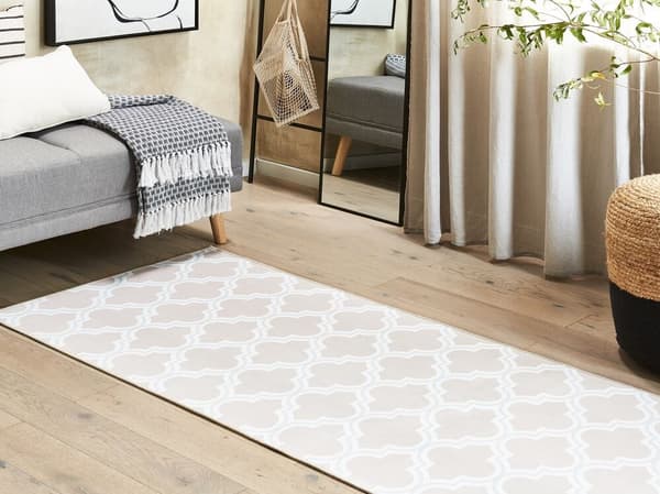 Tæppe 70 x 200 cm beige KADAYAL