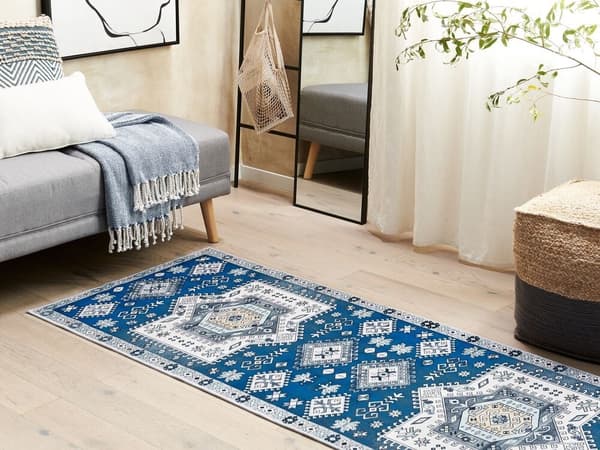 Matto 70 x 200 cm sini-beige PARVAKADLI Lumarko!