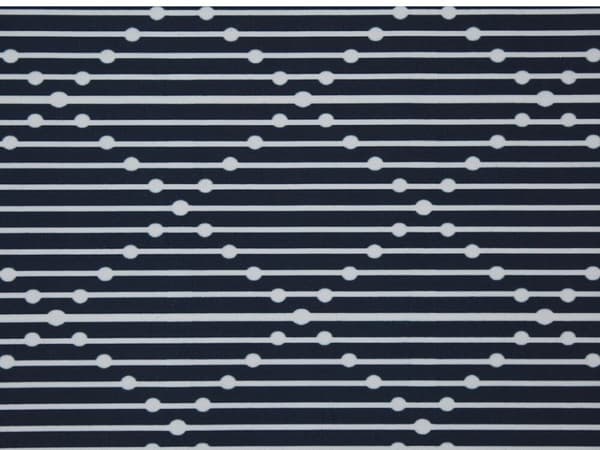 Tæppe 60 x 200 cm marineblå CHARVAD