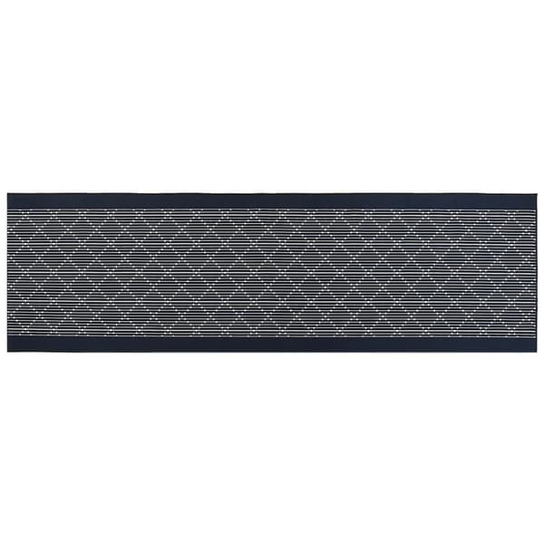 Tæppe 60 x 200 cm marineblå CHARVAD